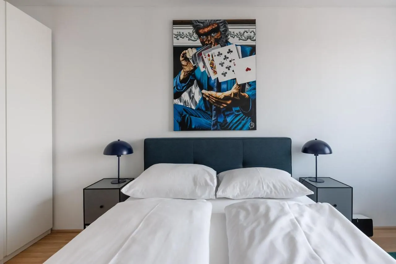 Luxus Ueber Den Wolken, 18. Stock Mit Klimaanlage Und Garage Apartment Vienna