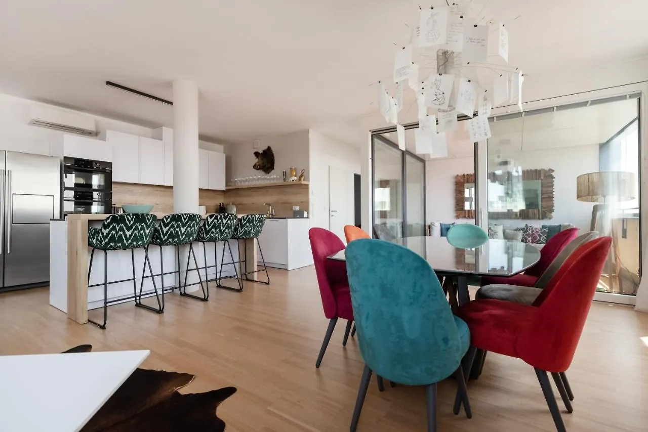 Luxus Ueber Den Wolken, 18. Stock Mit Klimaanlage Und Garage Apartment Vienna Austria