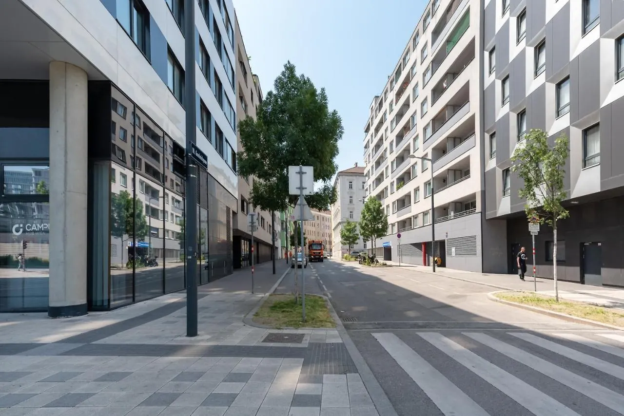 Luxus Ueber Den Wolken, 18. Stock Mit Klimaanlage Und Garage Apartment Vienna Austria