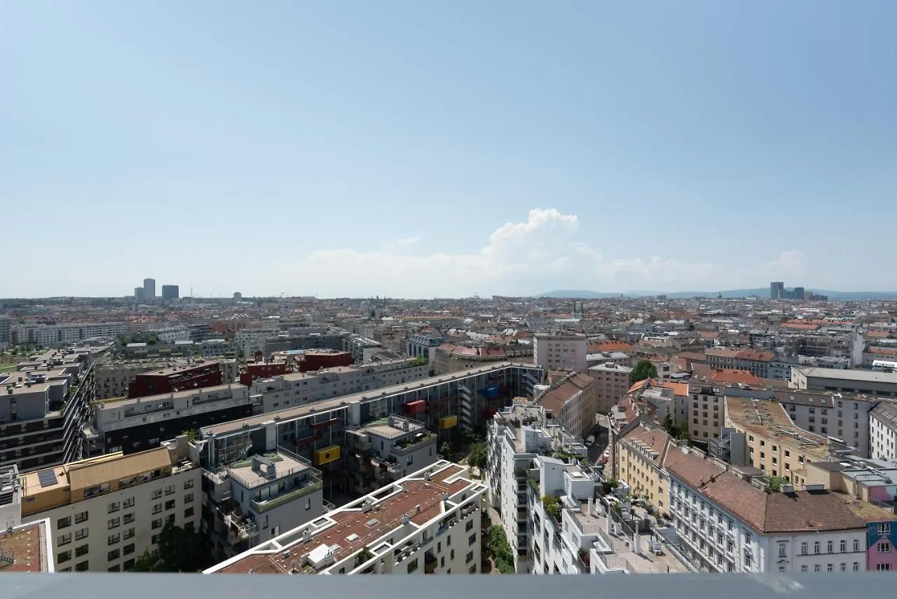 Luxus Ueber Den Wolken, 18. Stock Mit Klimaanlage Und Garage Apartment Vienna Austria