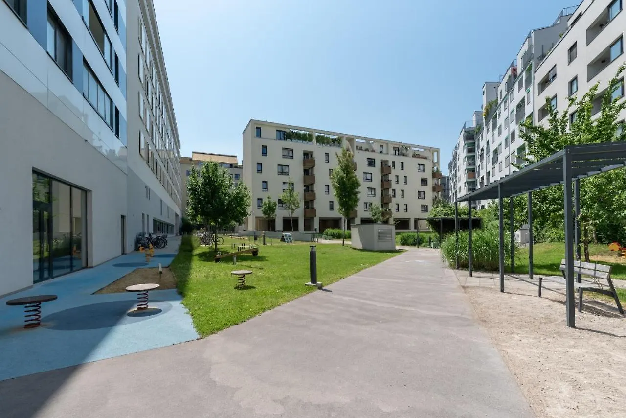 Luxus Ueber Den Wolken, 18. Stock Mit Klimaanlage Und Garage Apartment Vienna