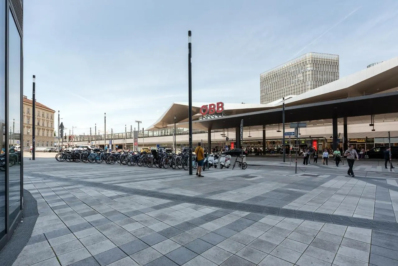 Luxus Ueber Den Wolken, 18. Stock Mit Klimaanlage Und Garage Apartment Vienna Austria