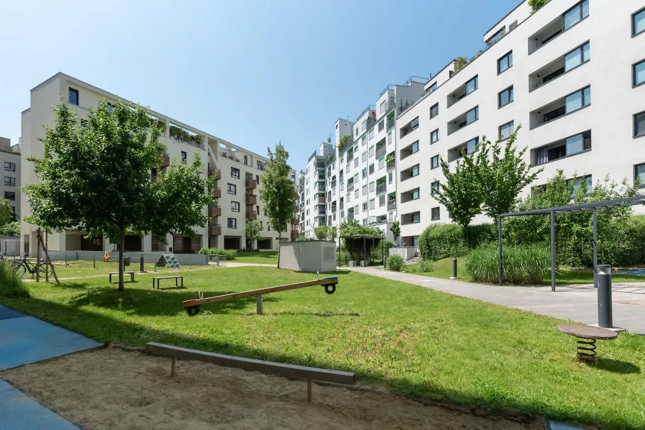 Luxus Ueber Den Wolken, 18. Stock Mit Klimaanlage Und Garage Apartment Vienna