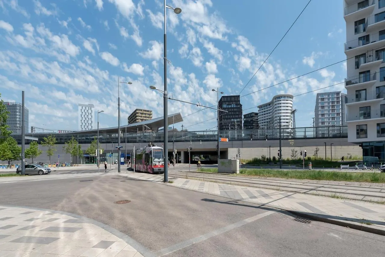 Luxus Ueber Den Wolken, 18. Stock Mit Klimaanlage Und Garage Apartment Vienna Austria