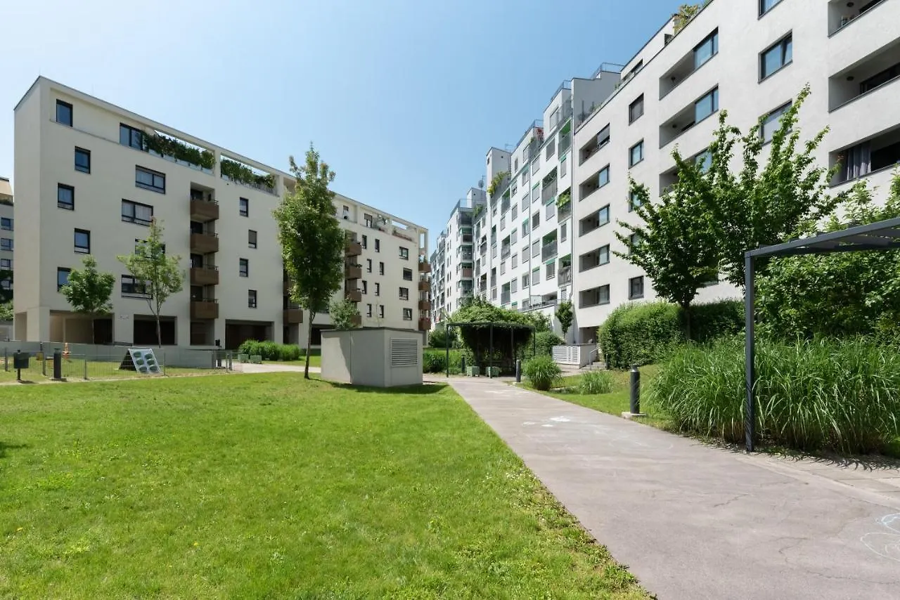 Luxus Ueber Den Wolken, 18. Stock Mit Klimaanlage Und Garage Apartment Vienna