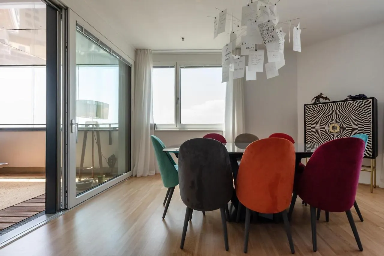 Luxus Ueber Den Wolken, 18. Stock Mit Klimaanlage Und Garage Appartement Wenen